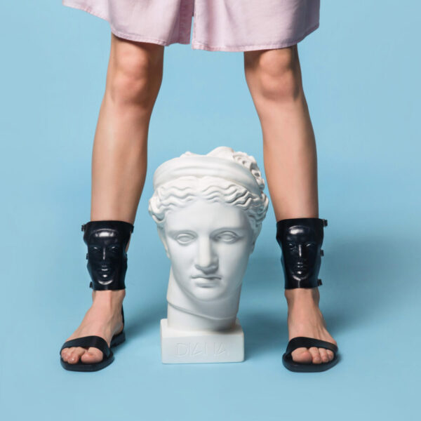 Ganor Dominic Strx black nappa leather sandal, view 2