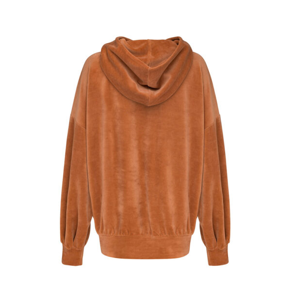 Sport Angel woman’s bisho velour hoodie Jacket, view 2