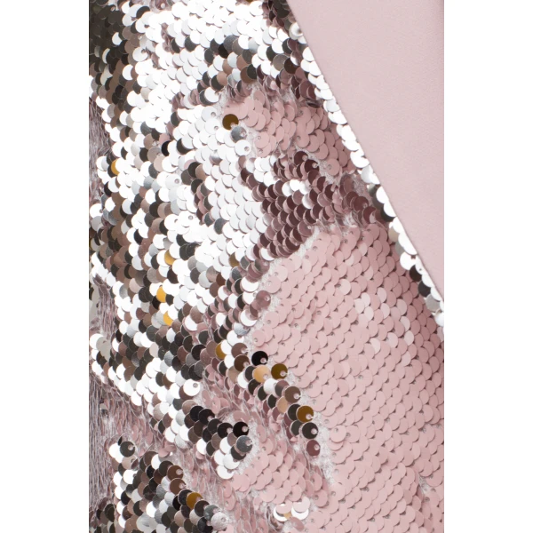Sequin Tuxedo Pink Dress