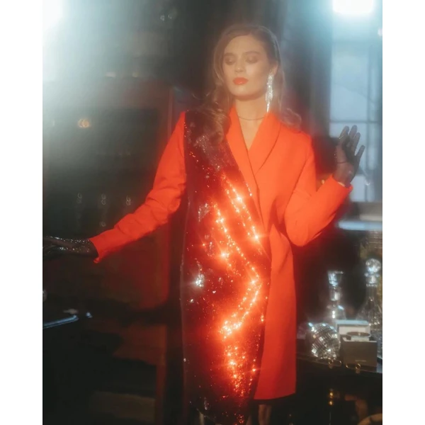 Asymmetric Blazer Dress