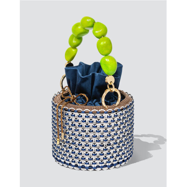 Toque de Luna Leonar blue handbag, view 2