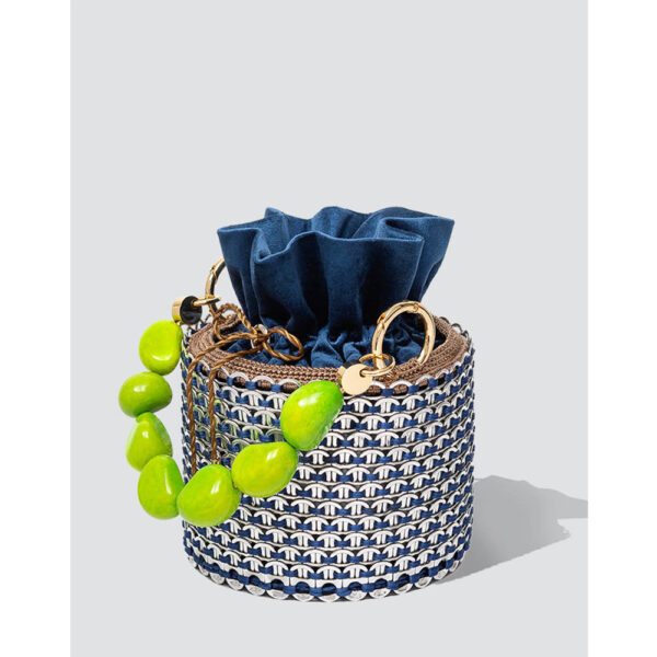 Toque de Luna Leonar blue handbag, view 3