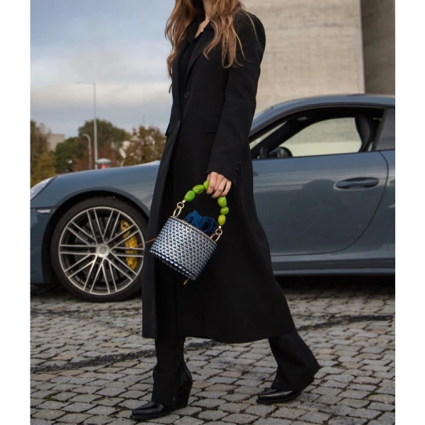 Leonar blue handbag Bags bags Luxury Shoes 