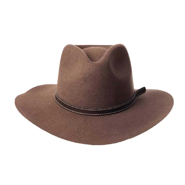 light brown felt hat – L   Luxury Shoes 