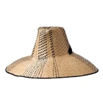 Black straw hat – L   Luxury Shoes 