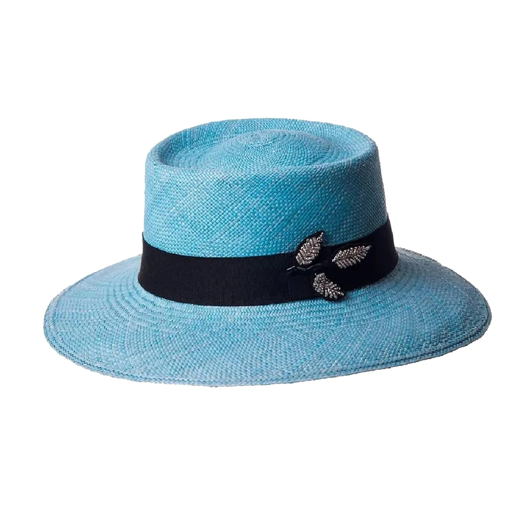 WBGimg0001 (5) Black straw hat – L Luxury Shoes