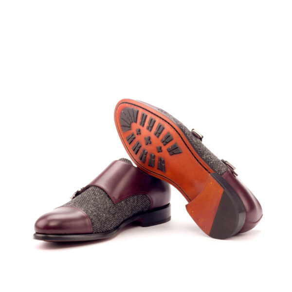  Luxury Handbags by you Gray Double Monk Shoe, view 3