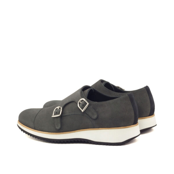 Luxury Handbags by you Grey Double Monk Shoe, view 2
