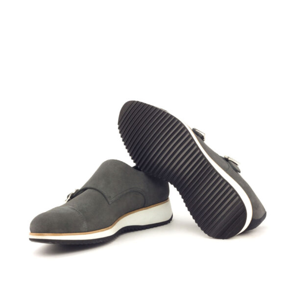  Luxury Handbags by you Grey Double Monk Shoe, view 3