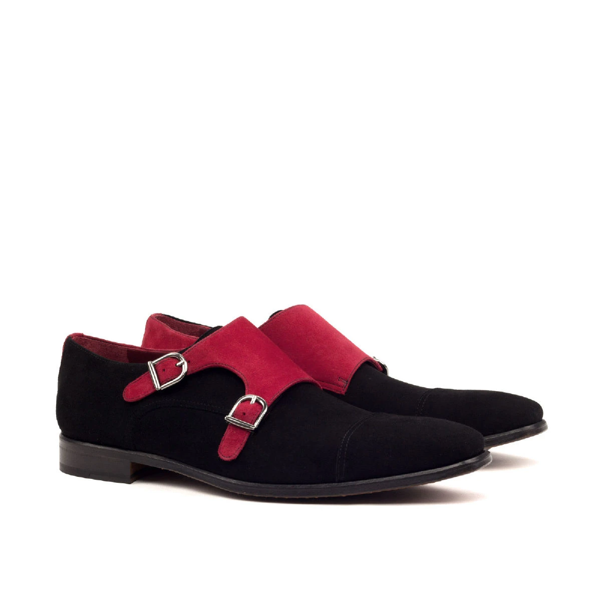 Burgundy Double Monk Shoe Burgundy Double Monk Shoe