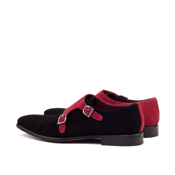  Luxury Handbags by you Black Double Monk Shoe, view 2