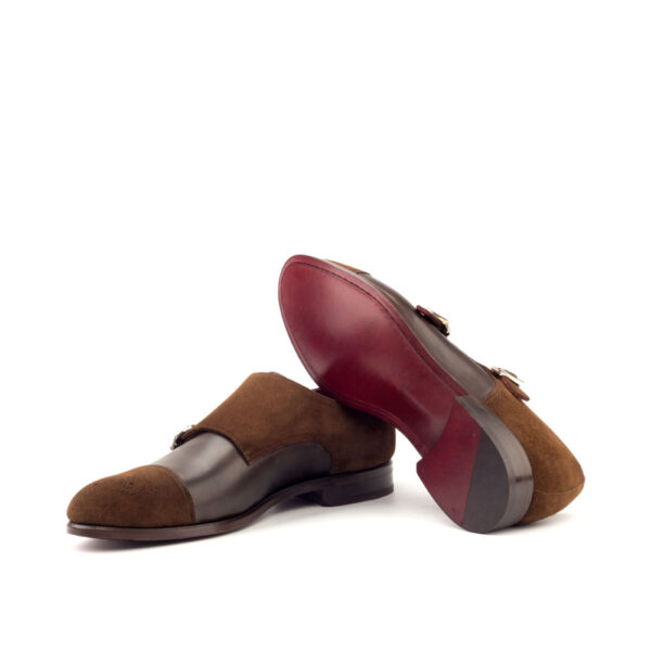  Luxury Handbags by you Brown Double Monk Shoe, view 3