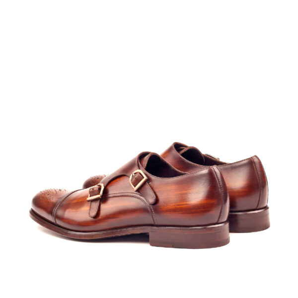  Luxury Handbags by you Brown Double Monk Shoe, view 2