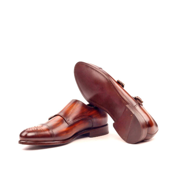  Luxury Handbags by you Brown Double Monk Shoe, view 3