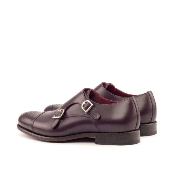  Luxury Handbags by you Burgundy Double Monk Shoe, view 2