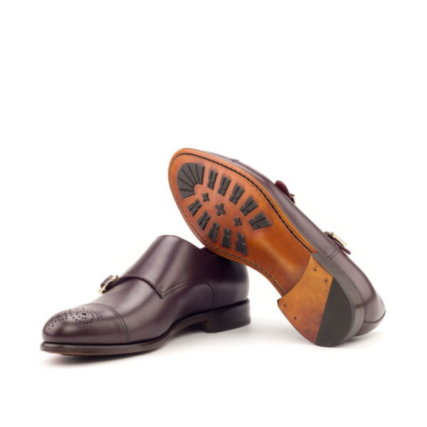  Luxury Handbags by you Burgundy Double Monk Shoe, view 3