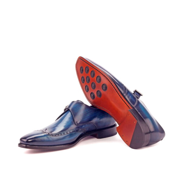  Luxury Handbags by you Blue Single Monk Shoe, view 3