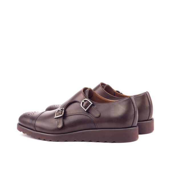  Luxury Handbags by you Brown Double Monk Shoe, view 2