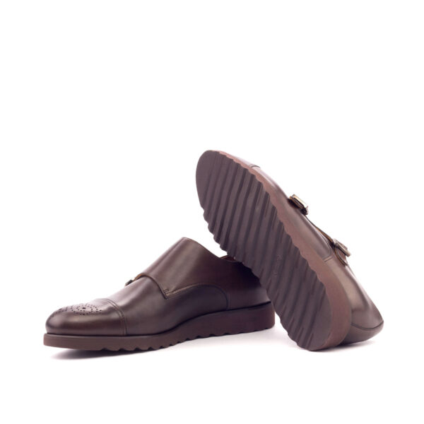 Luxury Handbags by you Brown Double Monk Shoe, view 3