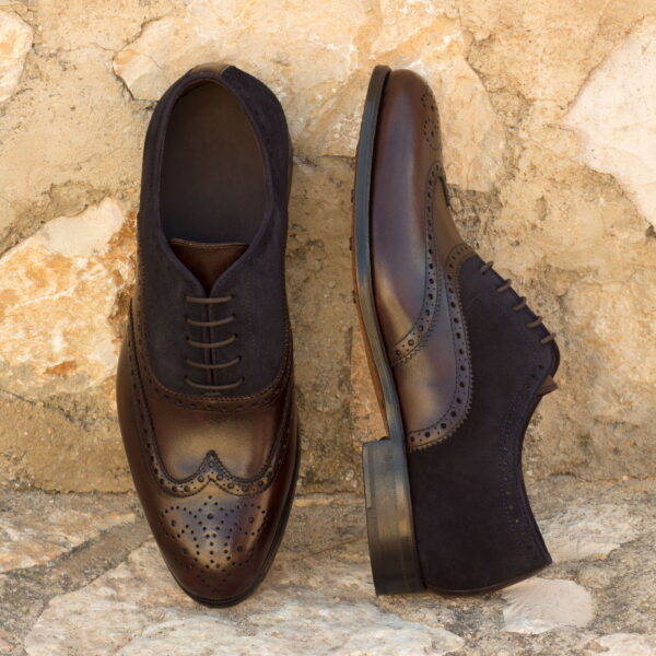  Luxury Handbags by you Mens Dress Full Brogue Shoe, view 4