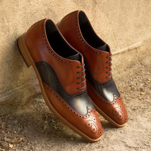  Luxury Handbags by you Mens Dress Full Brogue Shoe, view 4