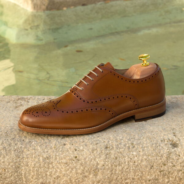  Luxury Handbags by you Mens Dress Full Brogue Shoe, view 4