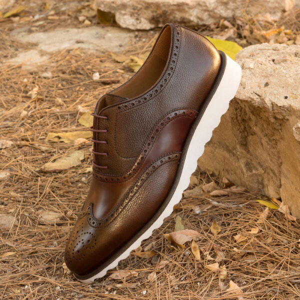 Luxury Handbags by you Mens Dress Full Brogue Shoe, view 4
