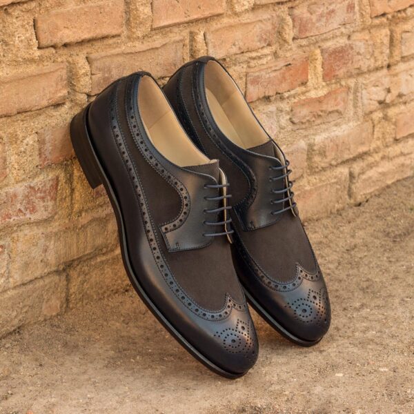  Luxury Handbags by you Mens Dress Longwing Blucher Shoe, view 4