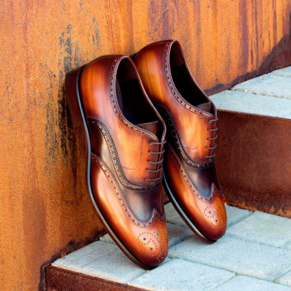  Luxury Handbags by you Hand Made Patina Full Brogue Shoe, view 4