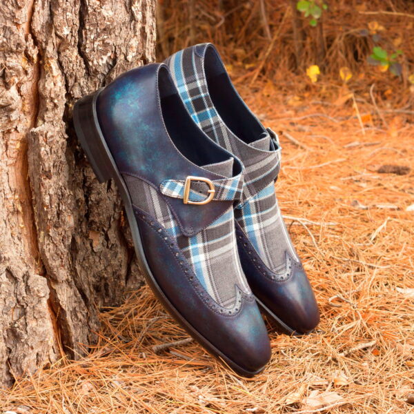  Luxury Handbags by you Gray Single Monk Shoe, view 4