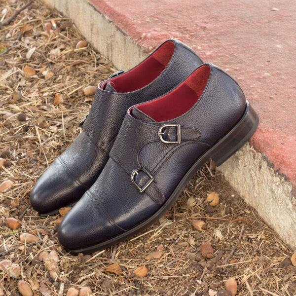  Luxury Handbags by you Blue Double Monk Shoe, view 4