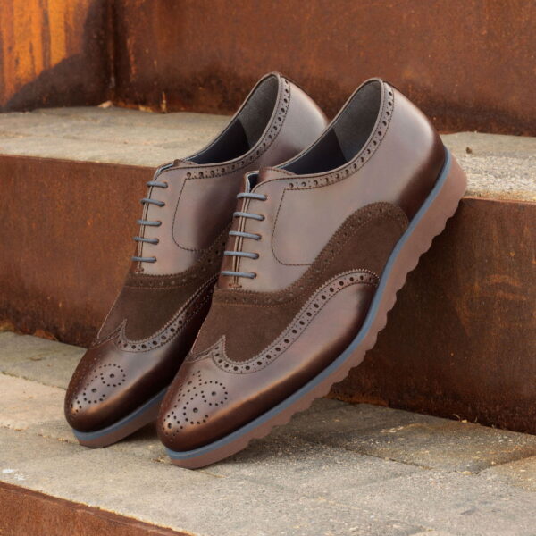  Luxury Handbags by you Mens Dress Full Brogue Shoe, view 4