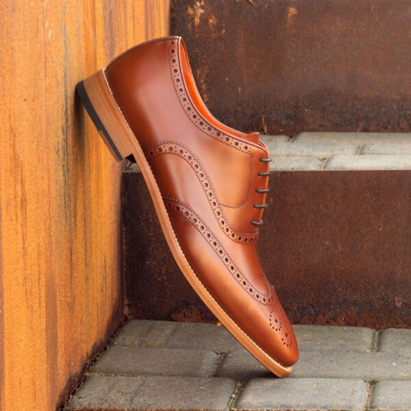  Luxury Handbags by you Mens Dress Full Brogue Shoe, view 4