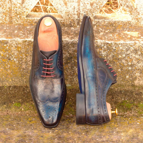  Luxury Handbags by you Hand Made Patina Longwing Blucher Shoe, view 4