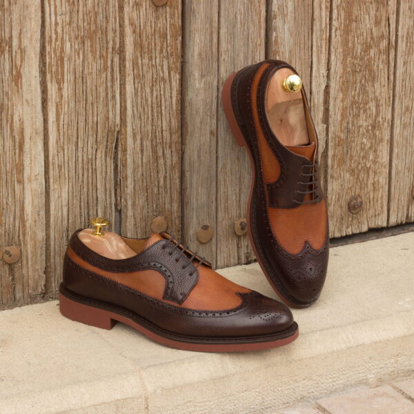  Luxury Handbags by you Mens Dress Longwing Blucher Shoe, view 4