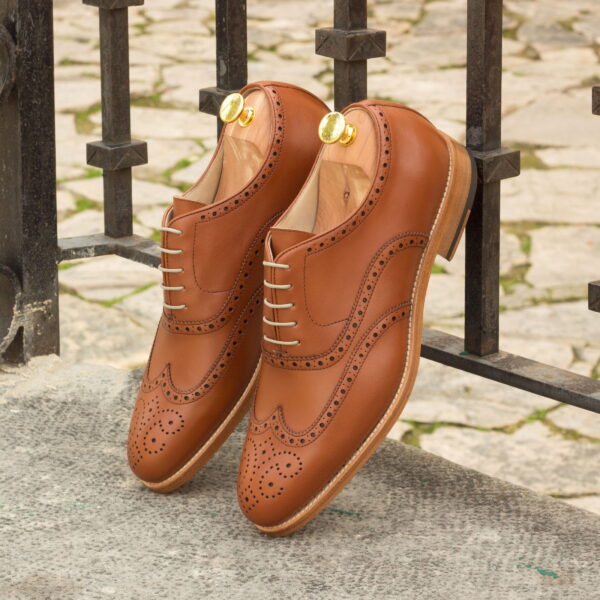  Luxury Handbags by you Mens Dress Full Brogue Shoe, view 4