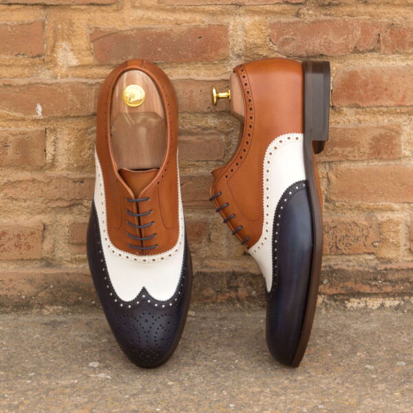  Luxury Handbags by you Mens Dress Full Brogue Shoe, view 4