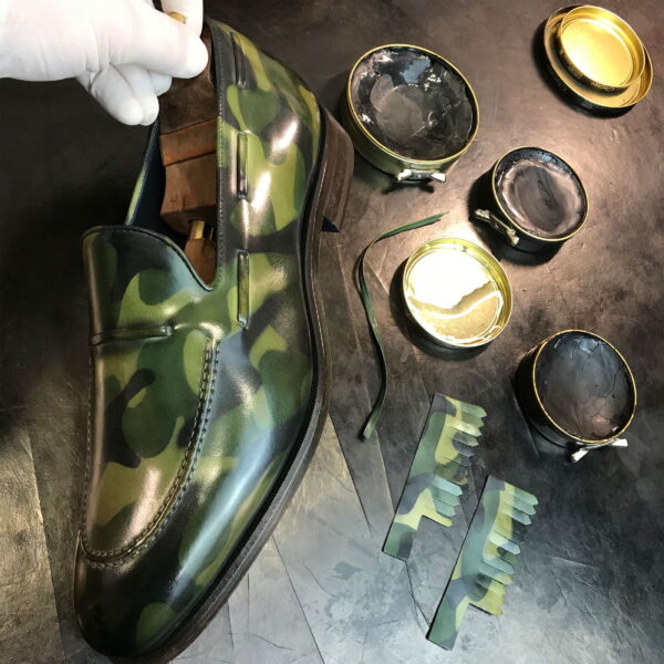  Luxury Handbags by you Hand Made Patina Loafer Shoe, view 4