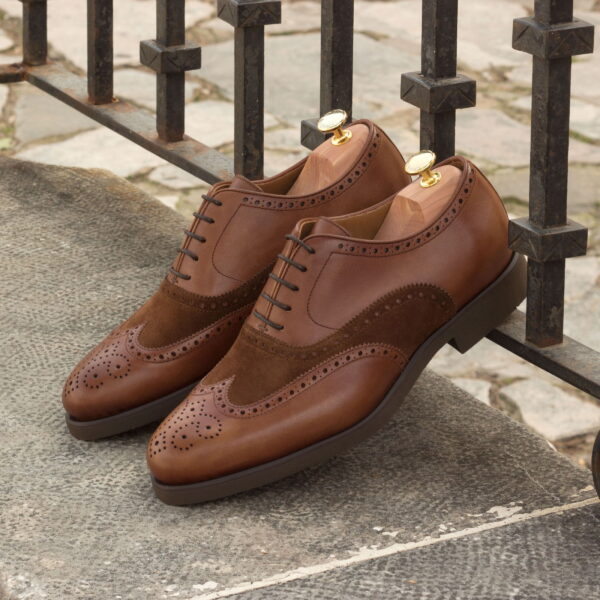  Luxury Handbags by you Mens Dress Full Brogue Shoe, view 4