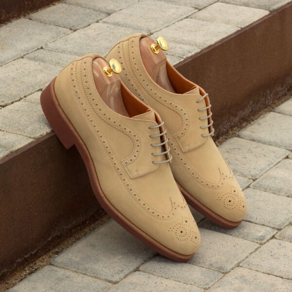 Luxury Handbags by you Mens Dress Longwing Blucher Shoe, view 4