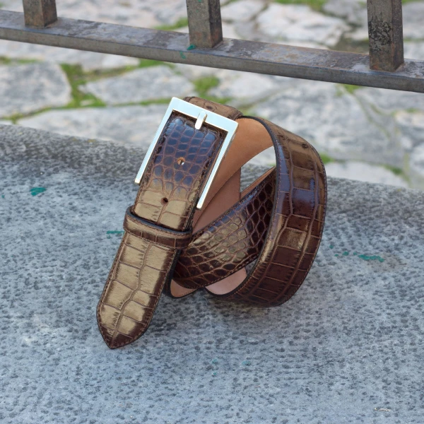 brown designer belt