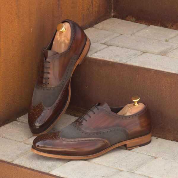  Luxury Handbags by you Hand Made Patina Full Brogue Shoe, view 4