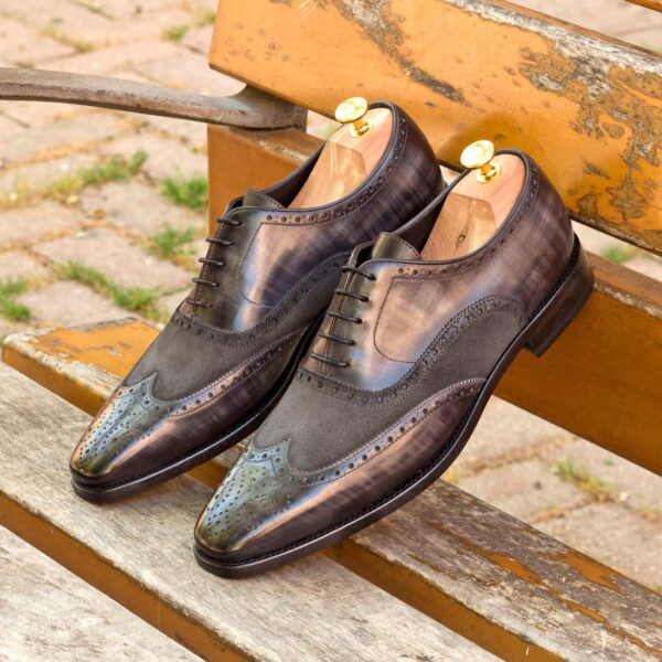  Luxury Handbags by you Hand Made Patina Full Brogue Shoe, view 4