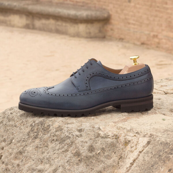  Luxury Handbags by you Mens Dress Longwing Blucher Shoe, view 4