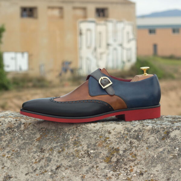  Luxury Handbags by you Brown Single Monk Shoe, view 4
