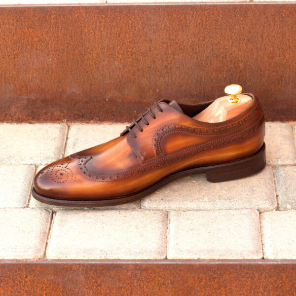  Luxury Handbags by you Hand Made Patina Longwing Blucher Shoe, view 4