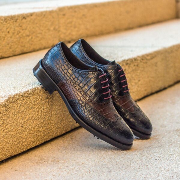  Luxury Handbags by you Mens Dress Full Brogue Shoe, view 4