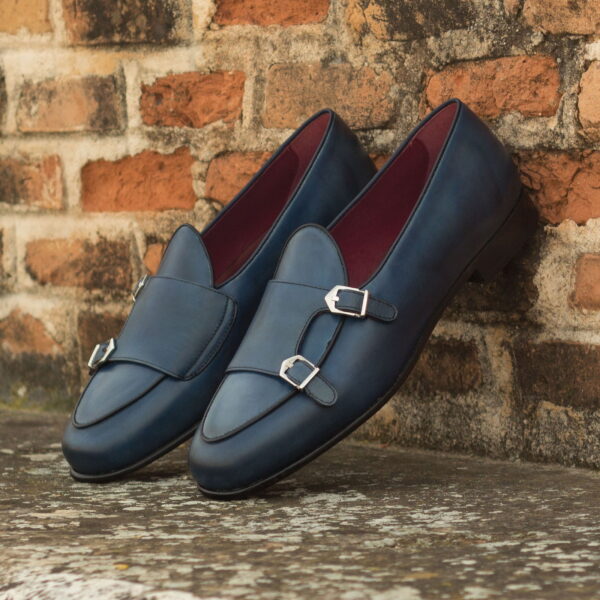  Luxury Handbags by you Blue Monk Slipper Shoe, view 4