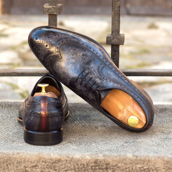  Luxury Handbags by you Hand Made Patina Longwing Blucher Shoe, view 4