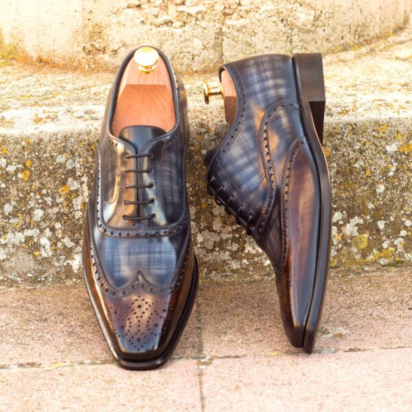  Luxury Handbags by you Hand Made Patina Full Brogue Shoe, view 4